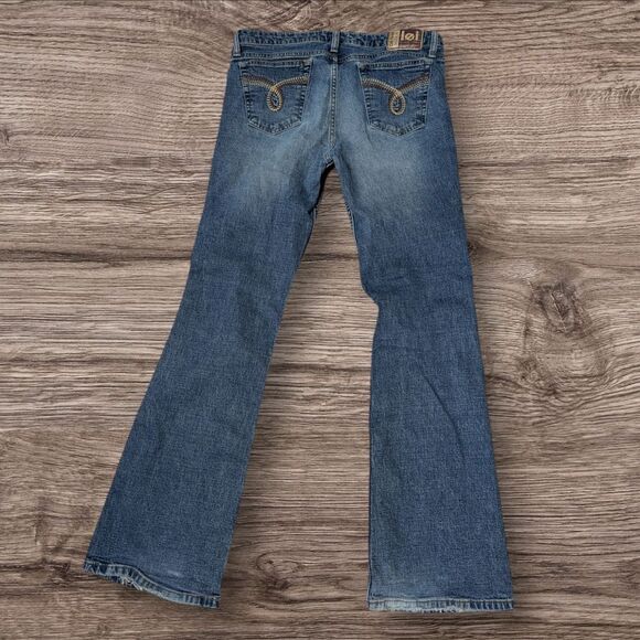 LEI Low Rise Wide Leg Y2K Jeans 32 Length - Picture 5 of 7